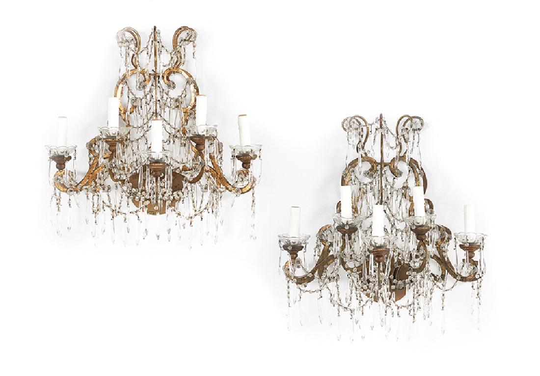 Pair of Maria Theresa-Style Sconces (1 of 1)