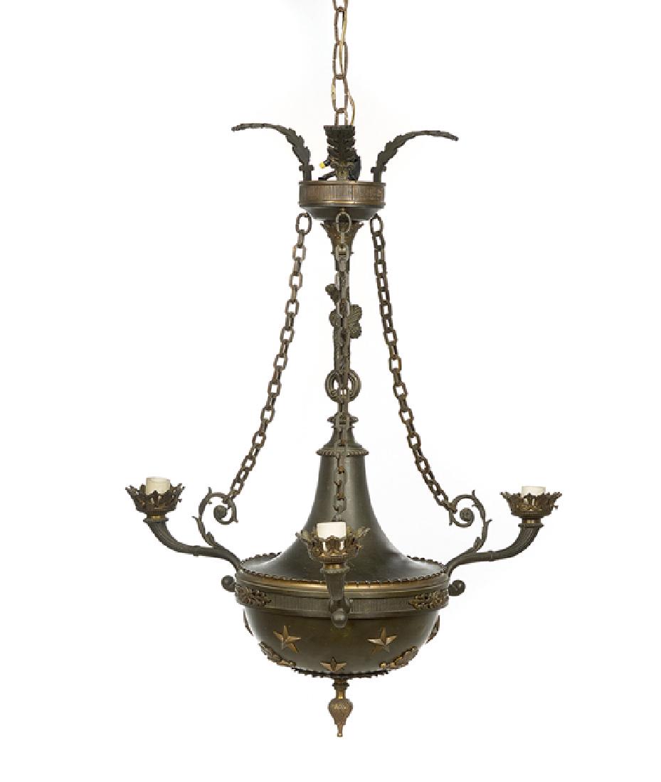 French Argand-Style Chandelier (1 of 3)