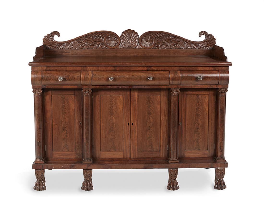 American Classical Mahogany Sideboard (1 of 2)