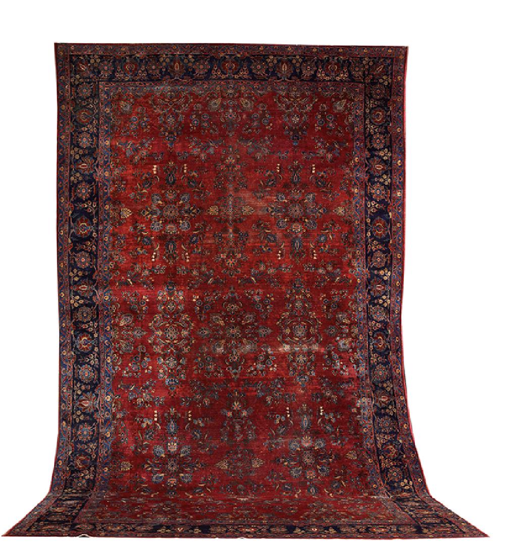Semi-Antique Sarouk Carpet (1 of 1)