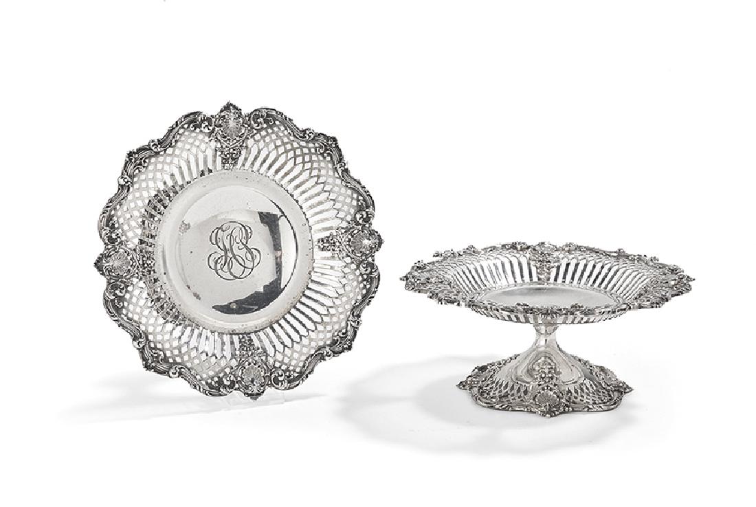 Pair of American Sterling Silver Tazze (1 of 1)