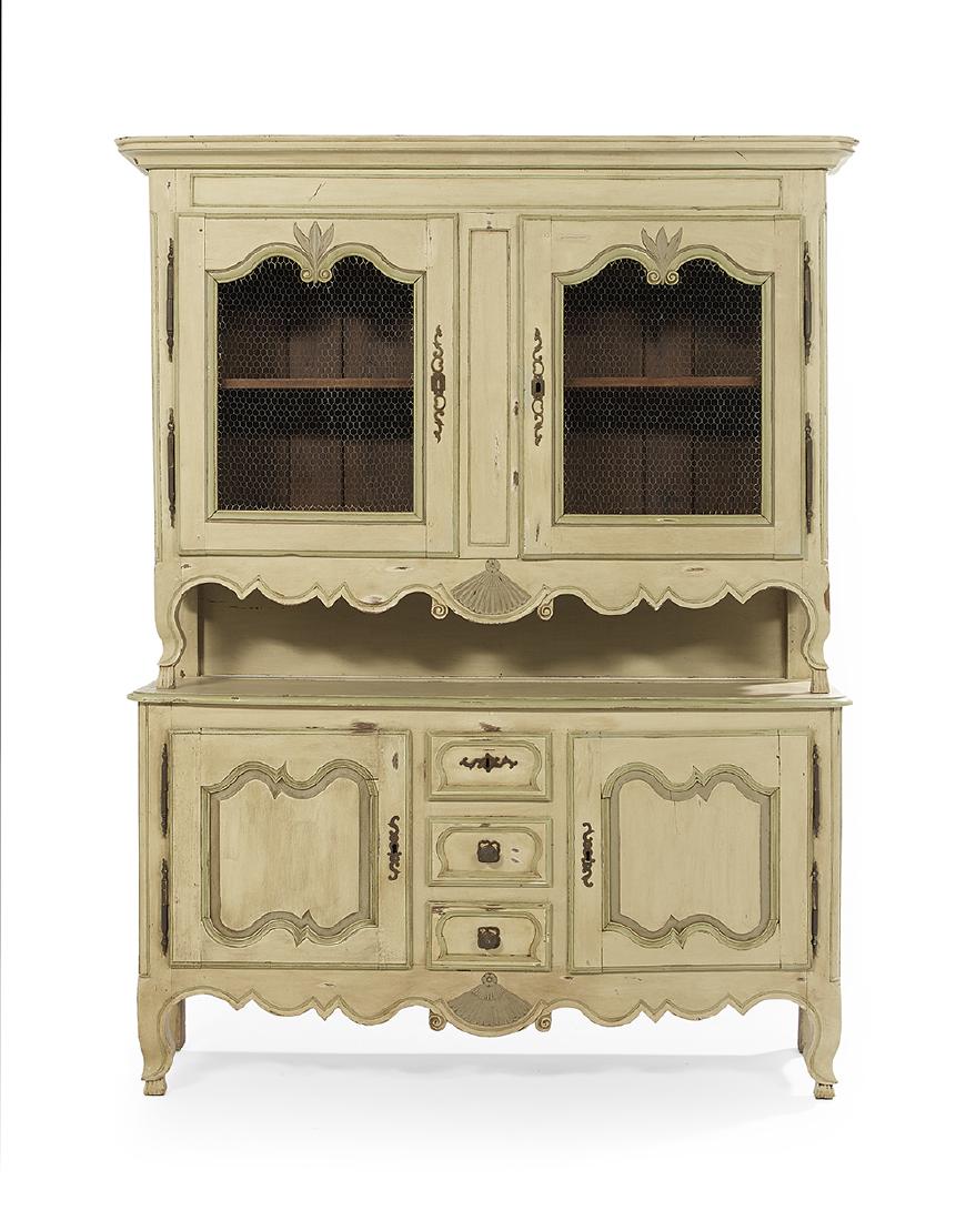 Provincial Louis XV-Style Buffet a Deux Corps (1 of 2)