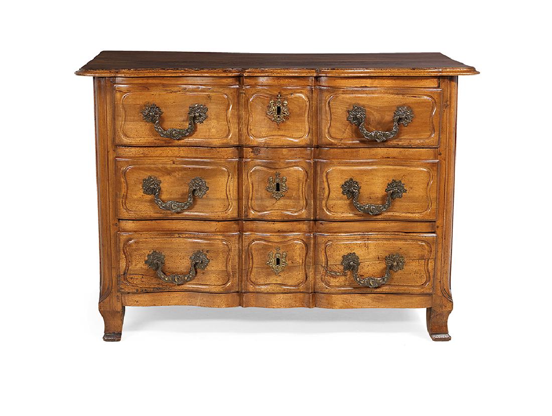 Provincial Regence Fruitwood Commode (1 of 2)