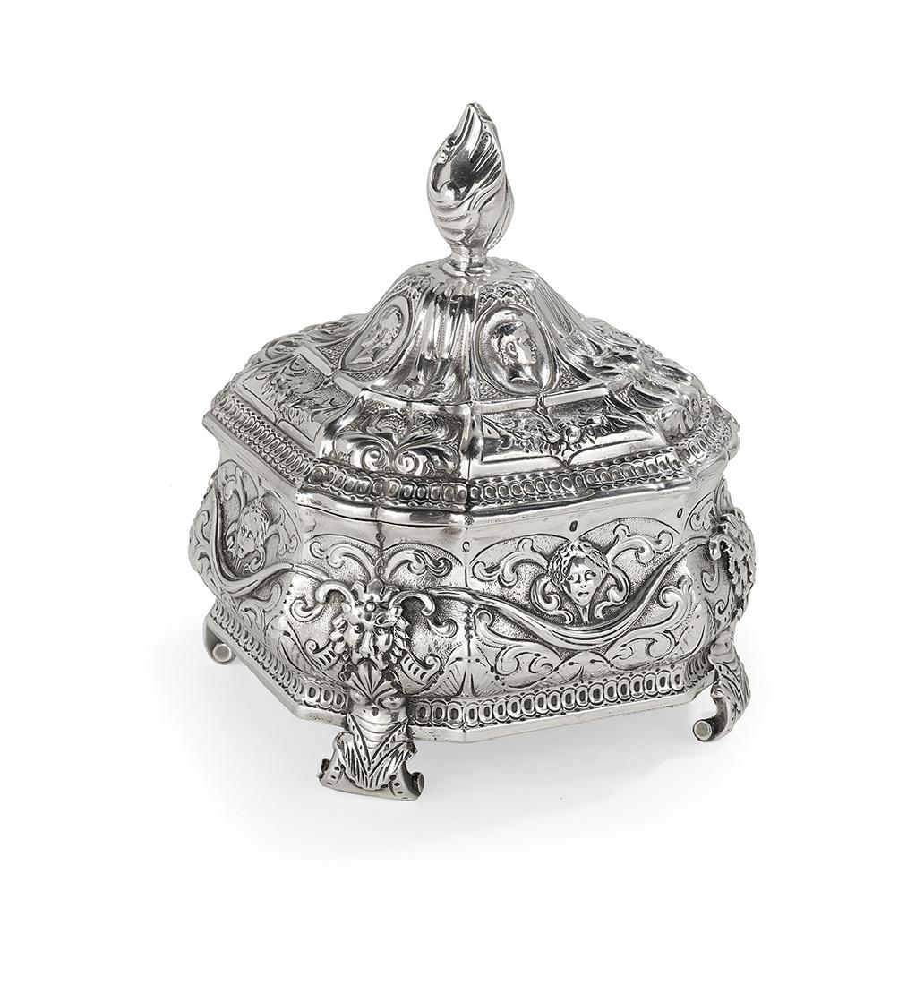 Dutch Silver Tea Caddy (1 of 1)