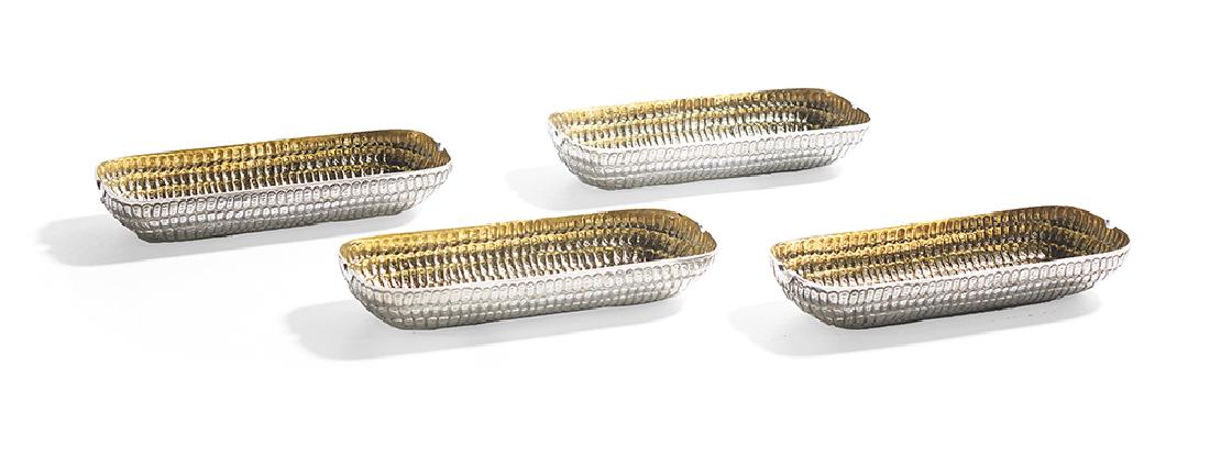 Four Sterling Silver Corn-on-the-Cob Dishes (1 of 1)