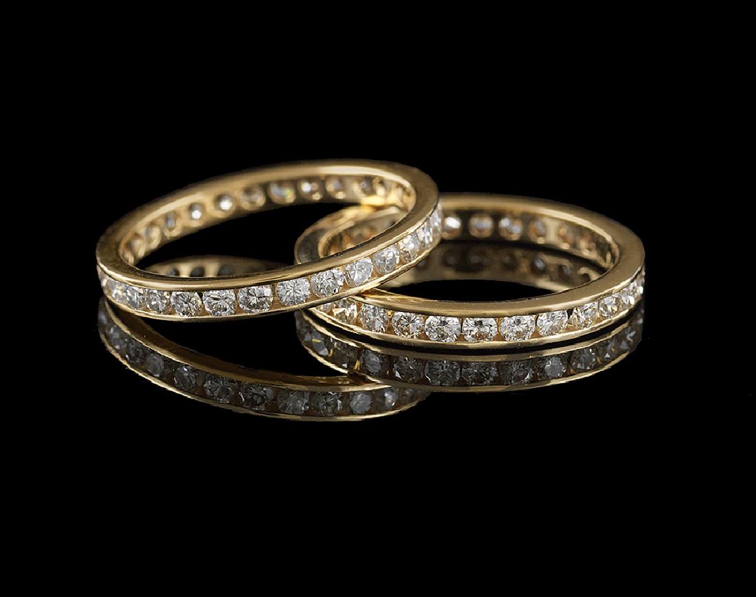 Two Diamond Eternity Bands (1 of 1)