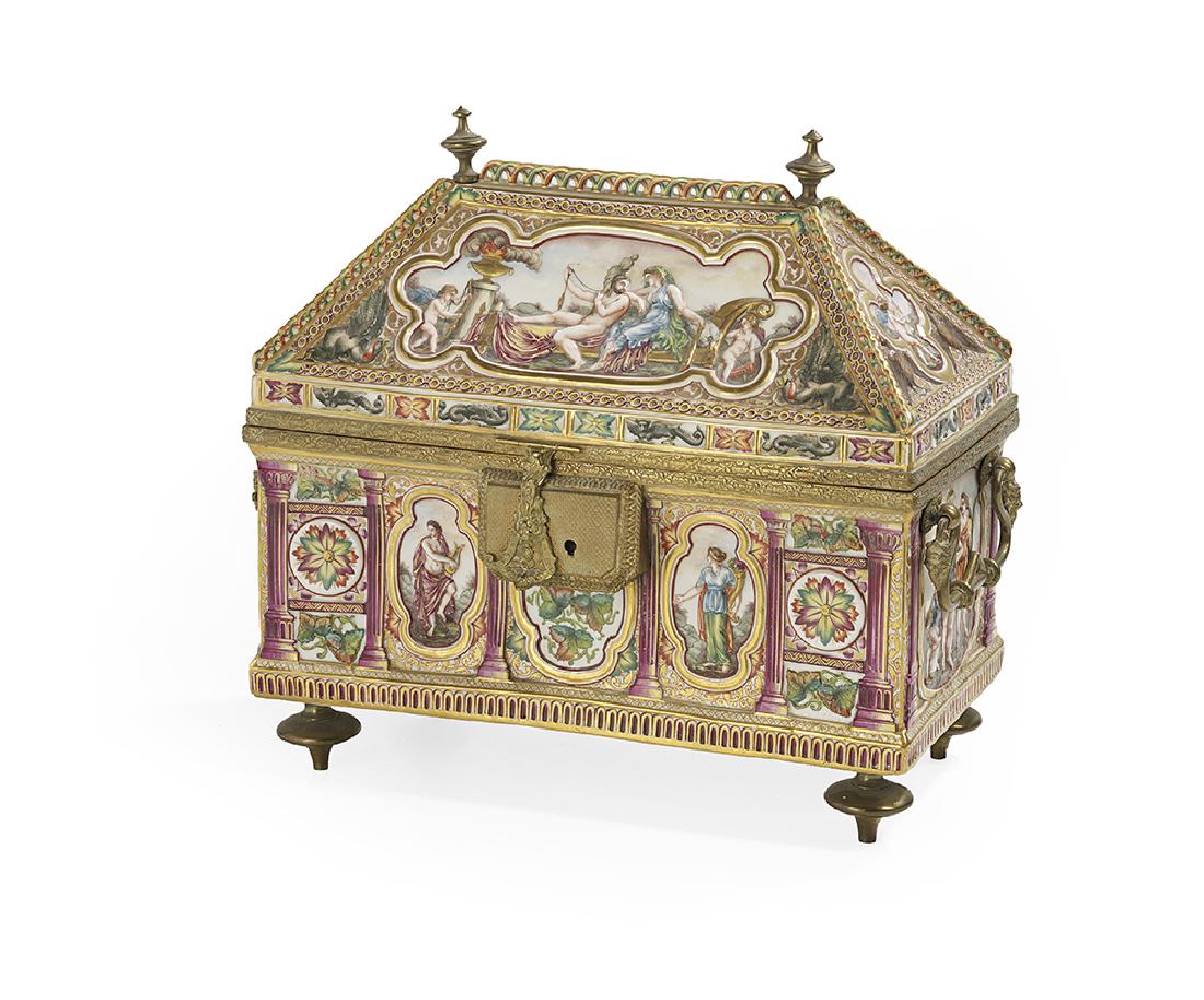 Italian Market Capodimonte Jewel Casket (1 of 2)