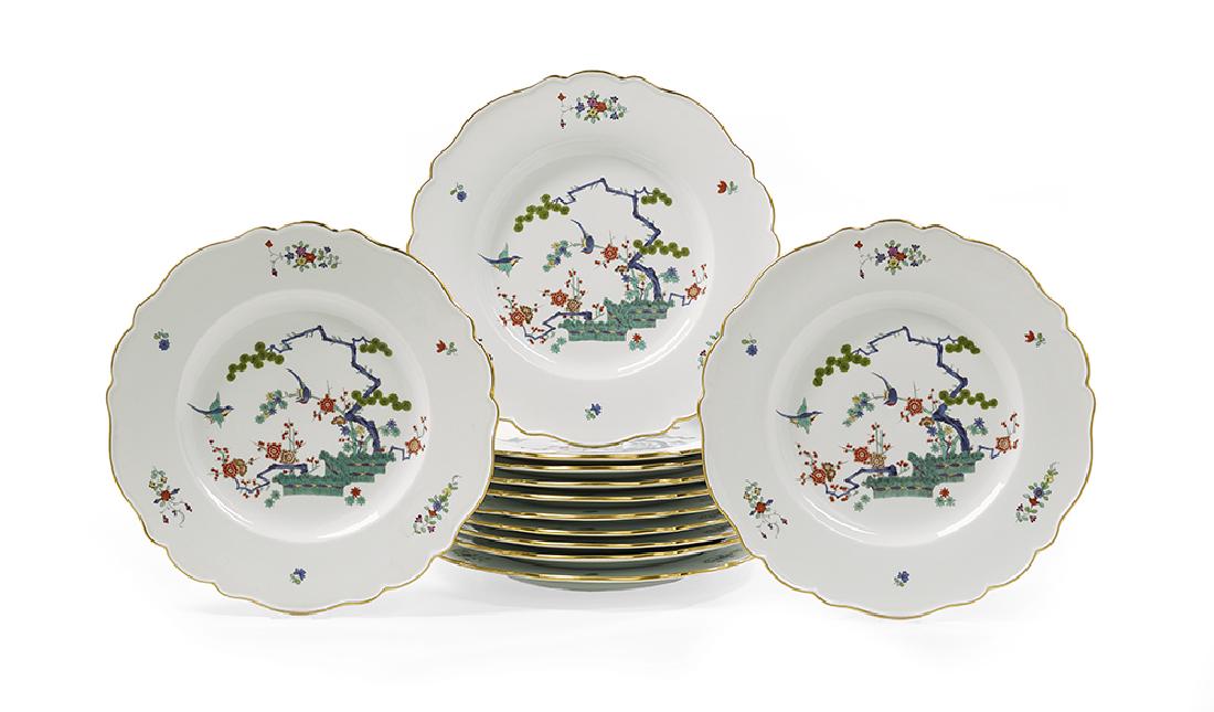 Set of Twelve Meissen Dinner Plates (1 of 2)