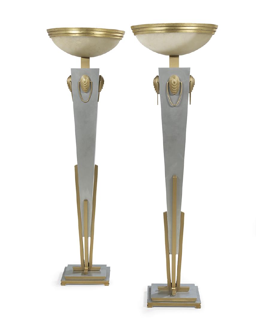 Pair of Art Deco-Style Torcheres (1 of 1)