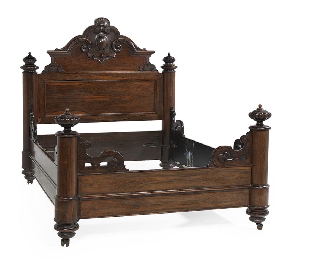 American Transitional Rosewood Bedstead (1 of 3)