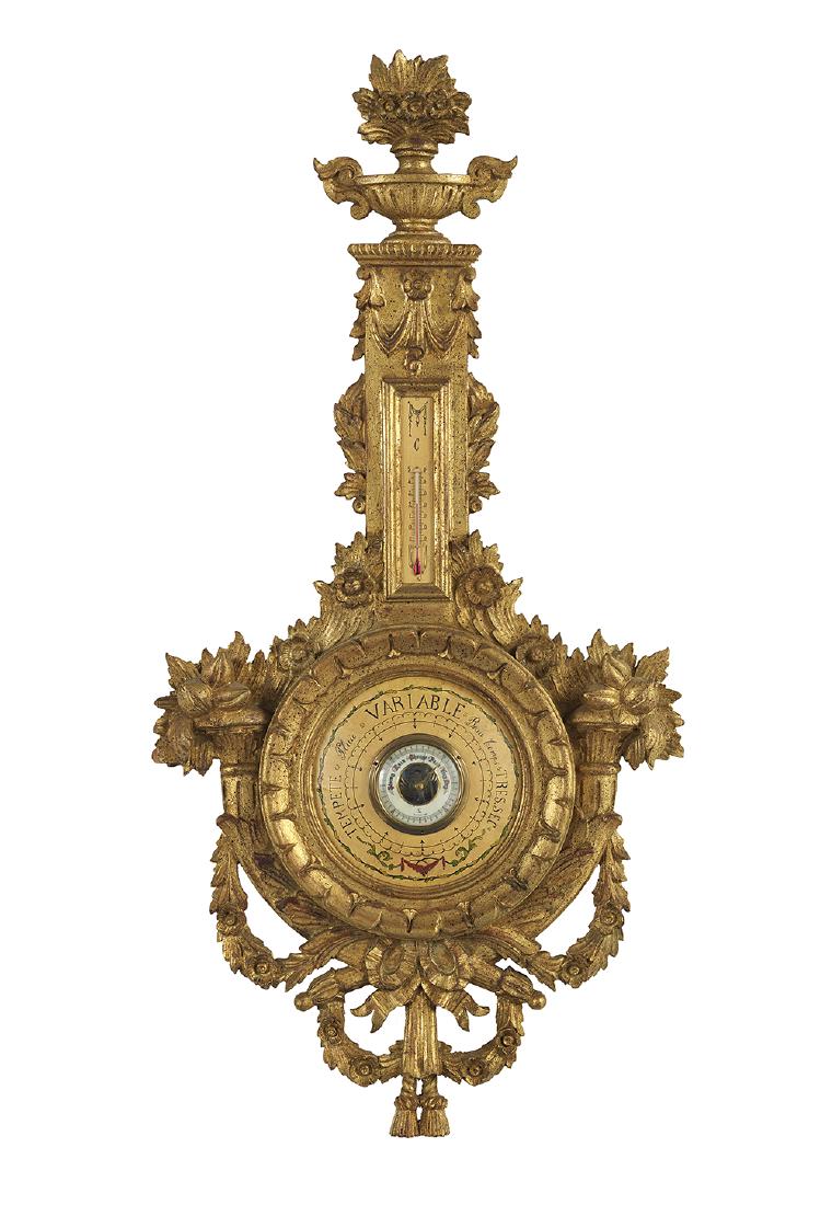 Italian Giltwood Barometer (1 of 1)