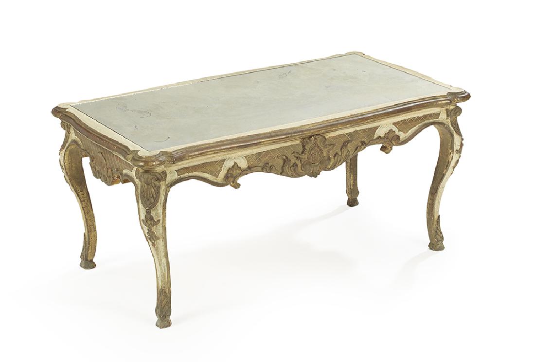 Louis XV-Style Polychromed Cocktail Table (1 of 1)