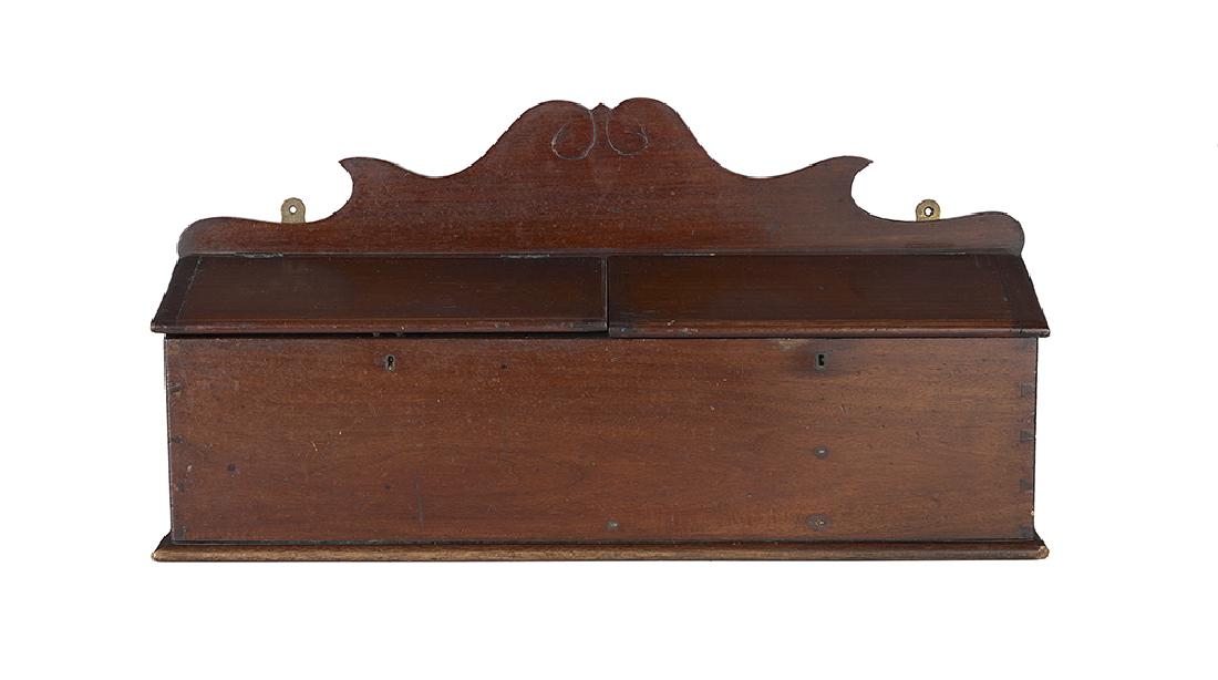 Regency Mahogany Double Salt Box (1 of 1)