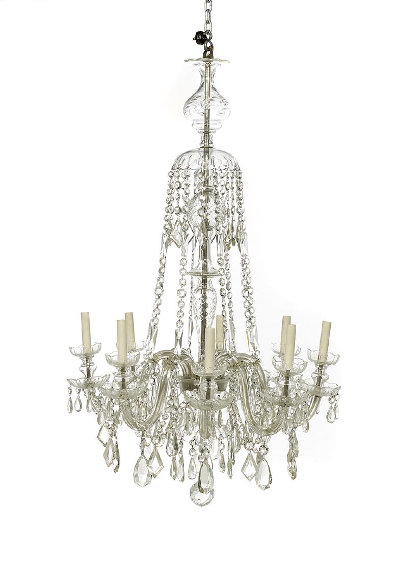 Anglo-Irish Cut Glass Chandelier (1 of 1)