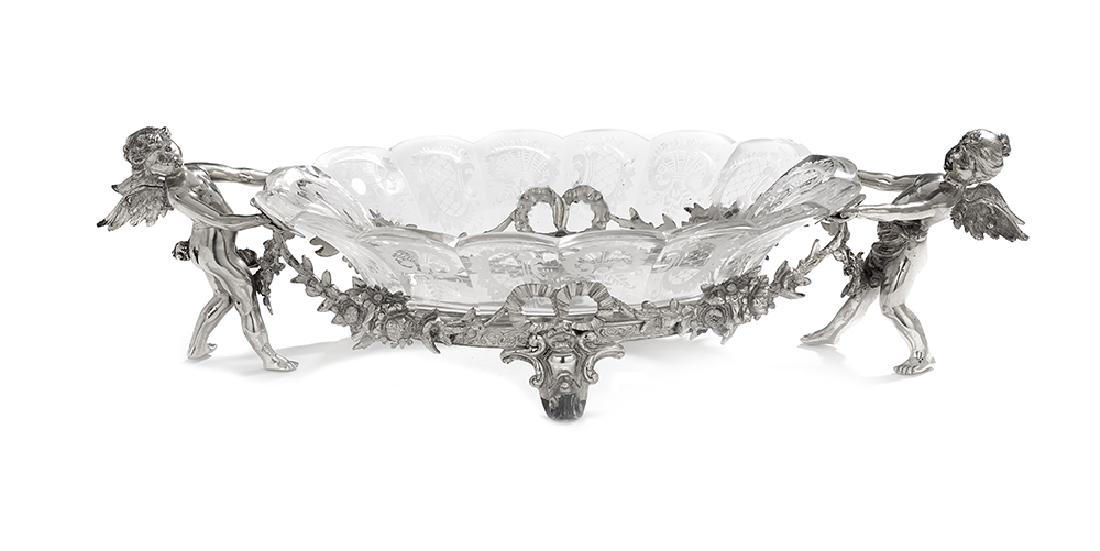 German Silver and Glass Centerpiece (1 of 1)