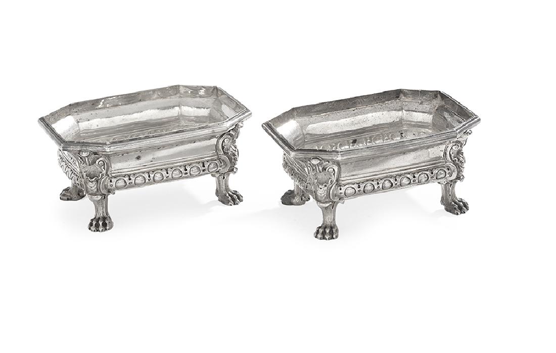 Pair Napoleon III Maison Odiot Silver Salts (1 of 1)