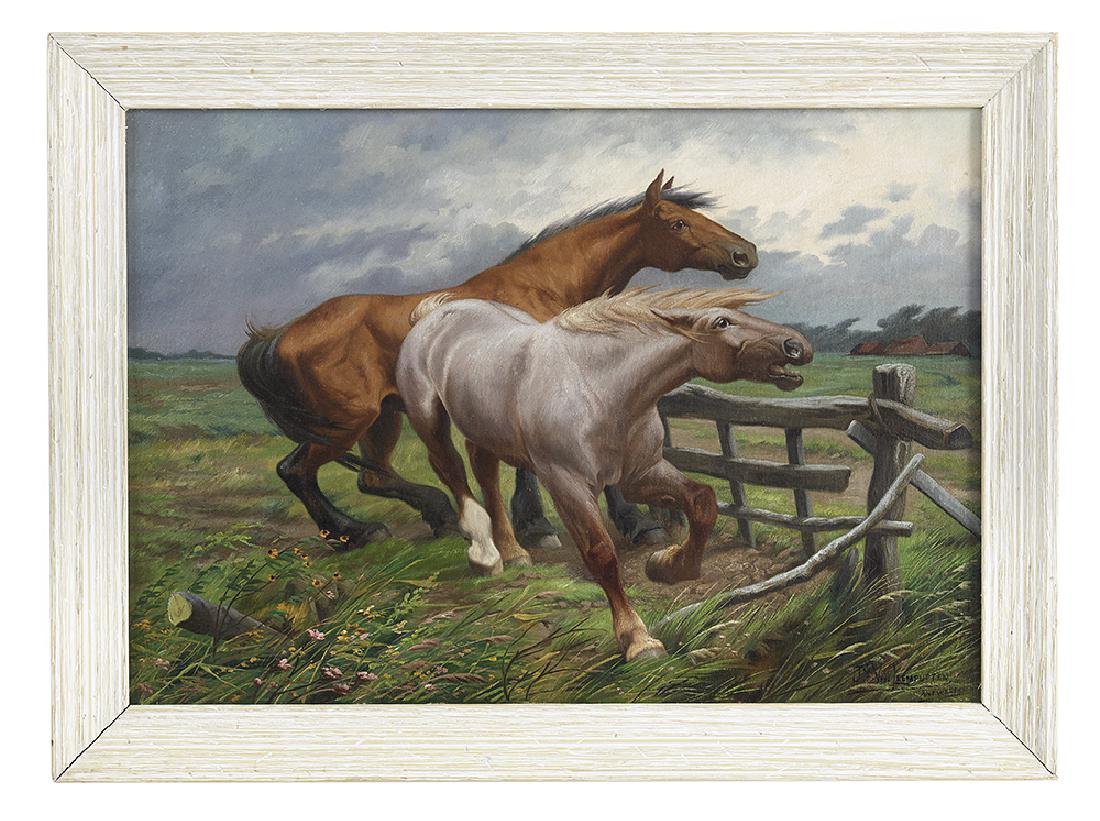 Jef Louis van Leemputten, (Belgian, 1865-1948) (1 of 3)