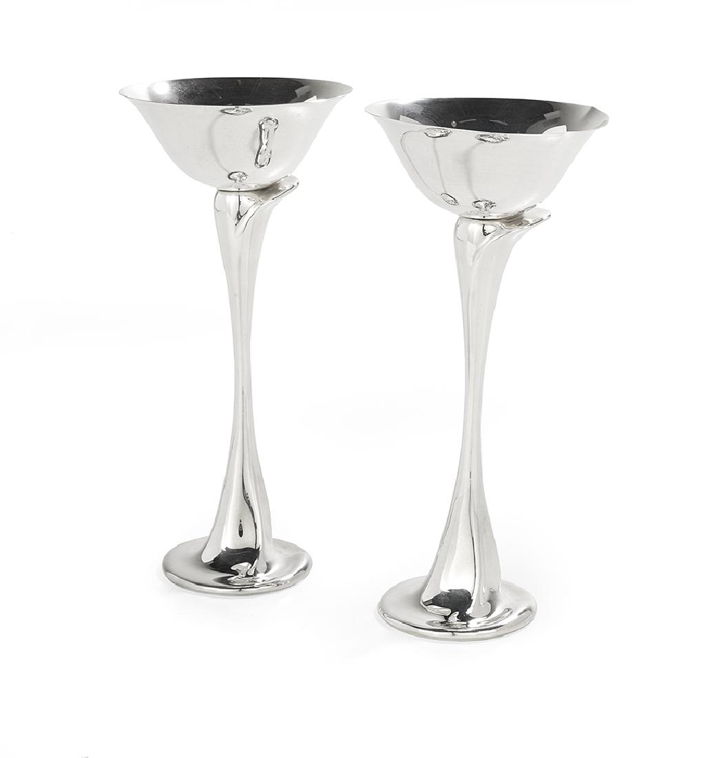 Pair of Elsa Peretti Silver Champagne Glasses (1 of 1)