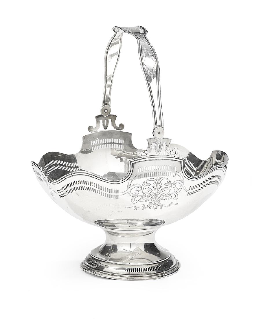 American Sterling Silver Fruit Basket (1 of 1)