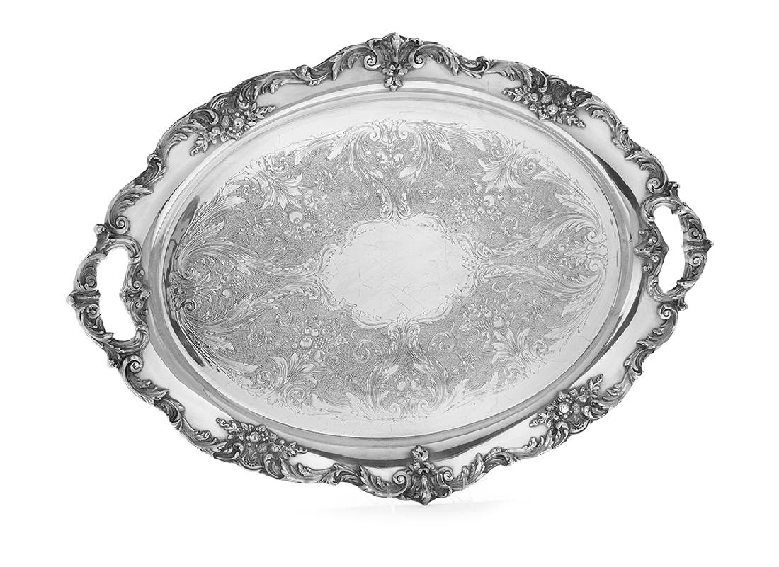 Reed & Barton "King Francis" Silverplate Tray (1 of 1)