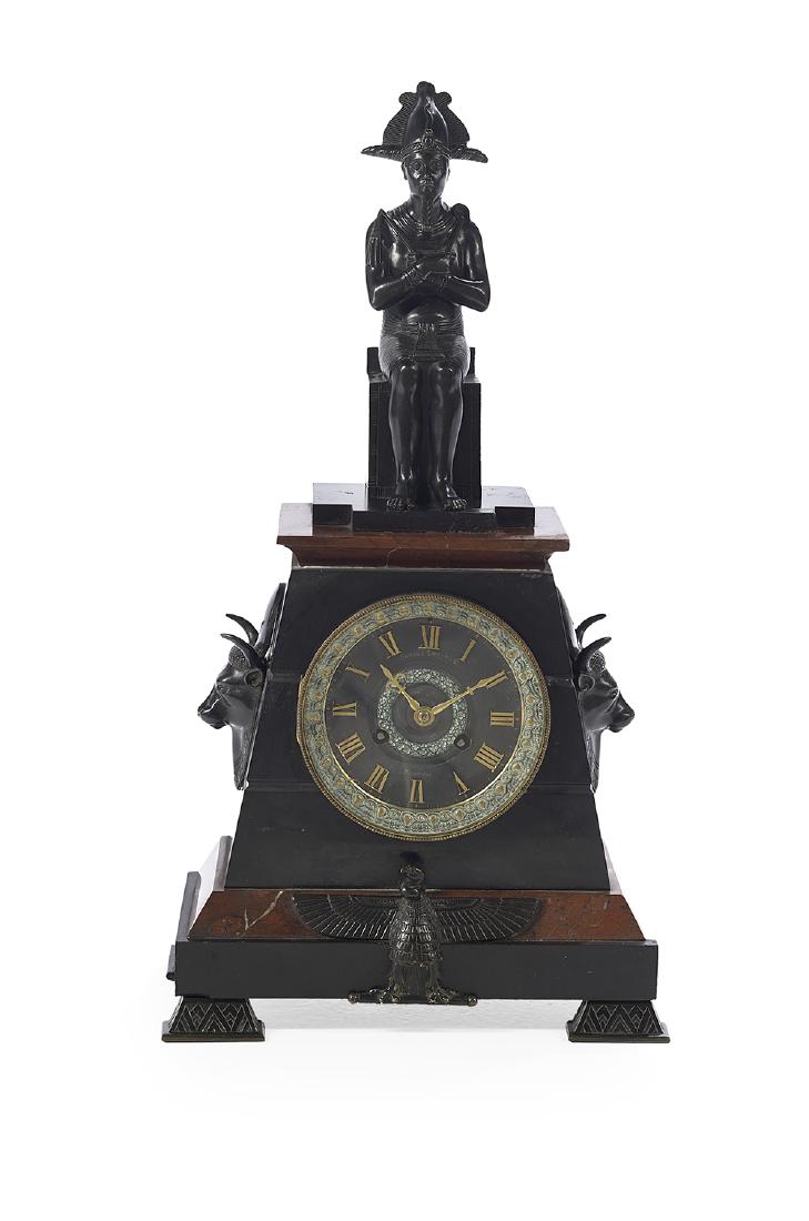 Assembled Egyptian Revival Clock (1 of 2)