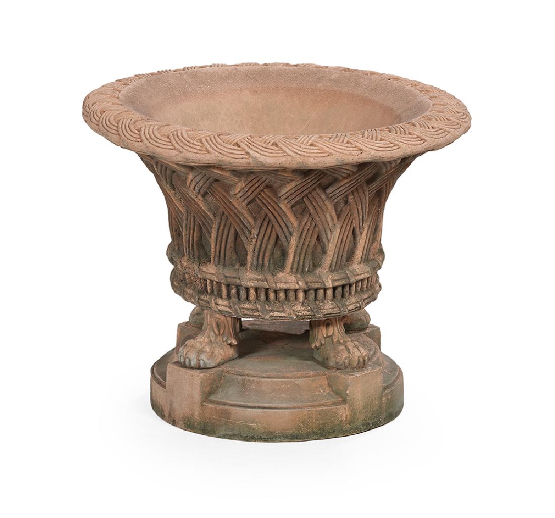 French Empire-Style Terracotta Planter (1 of 1)