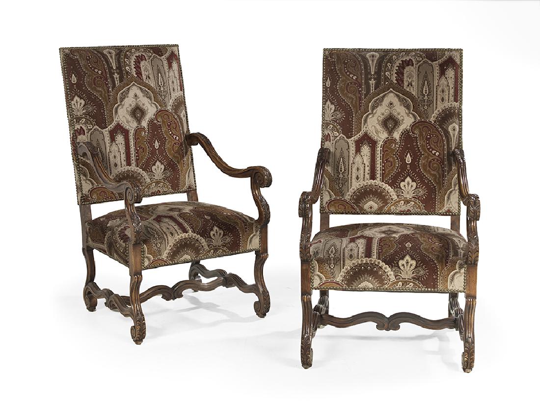 Pair of Regence-Style Fauteuils a la Reine (1 of 1)