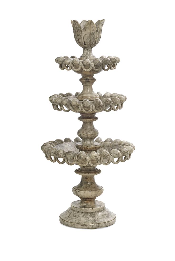 Italian Marble Fountain-Form Centerpiece (1 of 1)