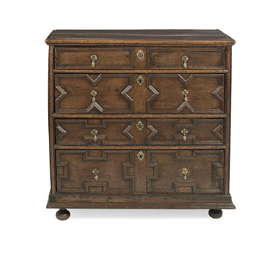Jacobean-Style Oak Chest (1 of 2)