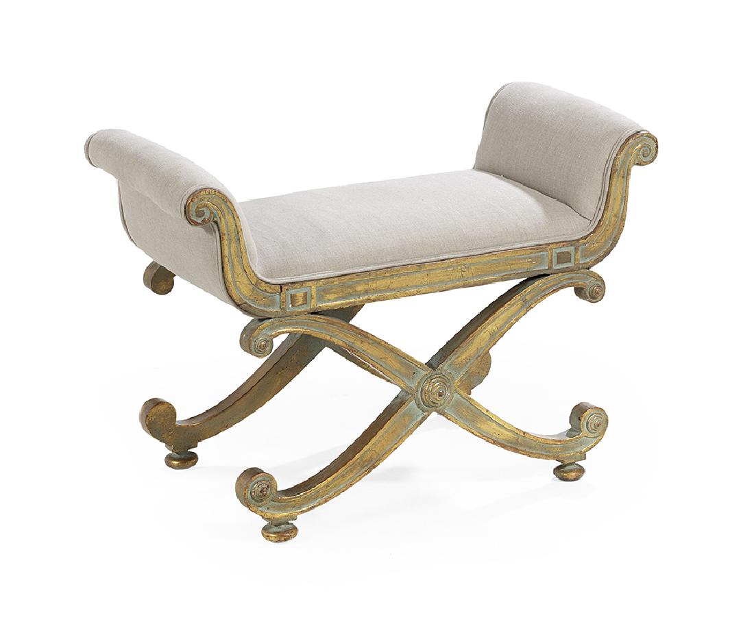 Regency-Style Giltwood Window Seat (1 of 1)