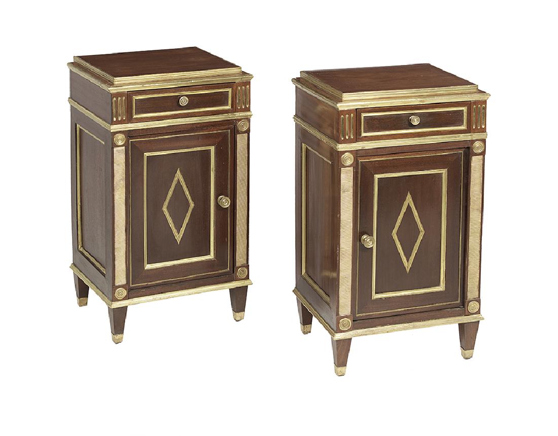 Pair of Continental Neoclassical-Style Cupboards (1 of 1)