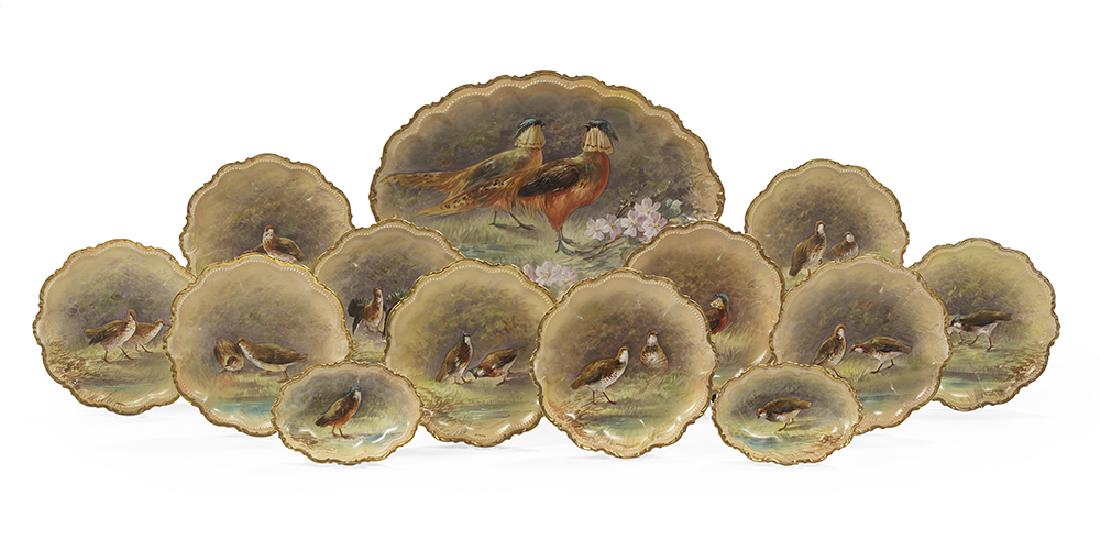 Limoges Porcelain Game Set (1 of 3)