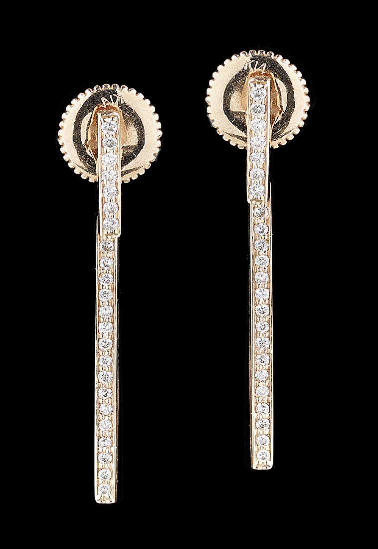 Diamond Dangle Earrings (1 of 1)