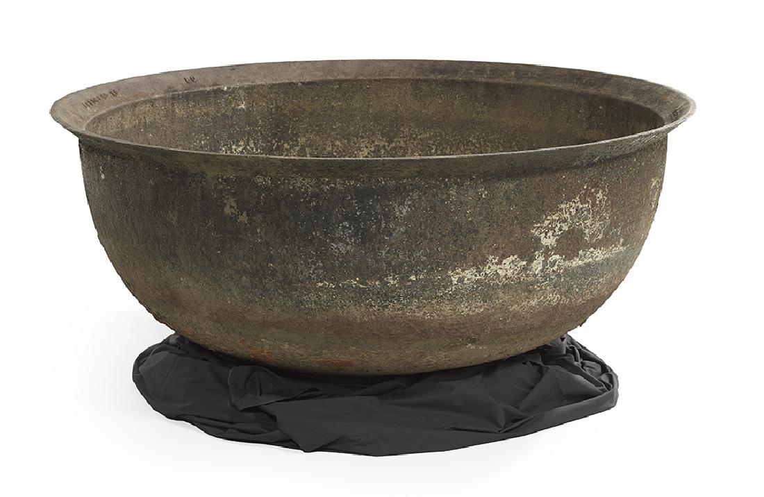 Leeds & Co., New Orleans, Cast Iron Sugar Kettle