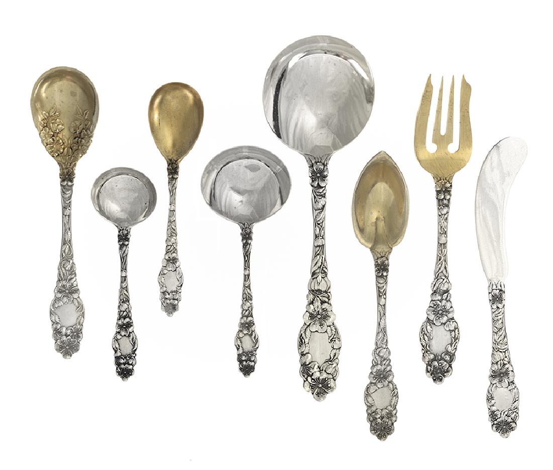 Dominick & Haff "Blossom" Silver Flatware Set (1 of 3)