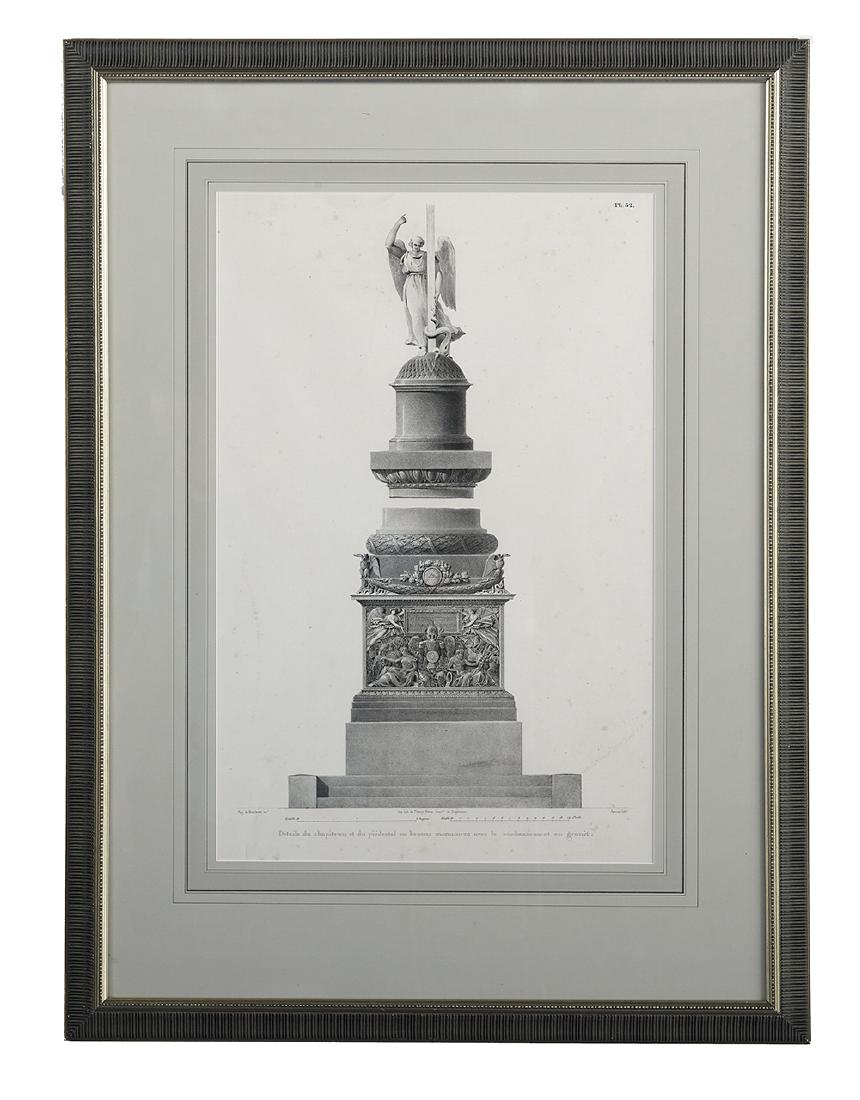 Suite of Four French Architectural Prints (1 of 4)