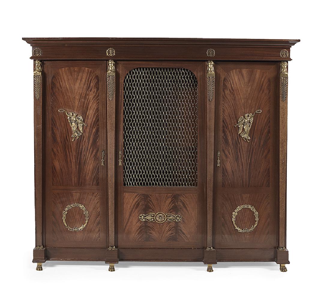 Empire-Style Mahogany Cabinet (1 of 2)