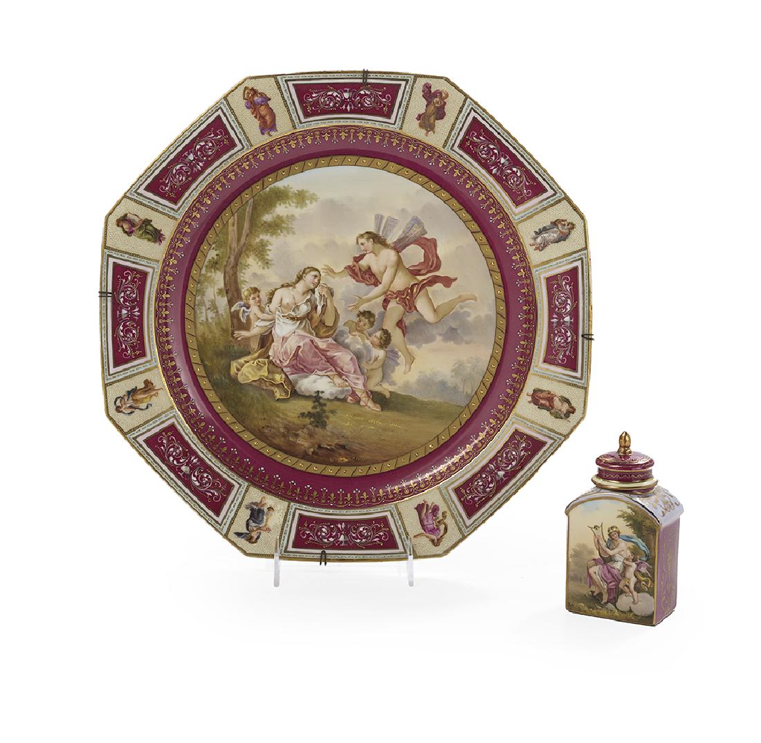 Two Pieces of Vienna-Style Porcelain (1 of 3)