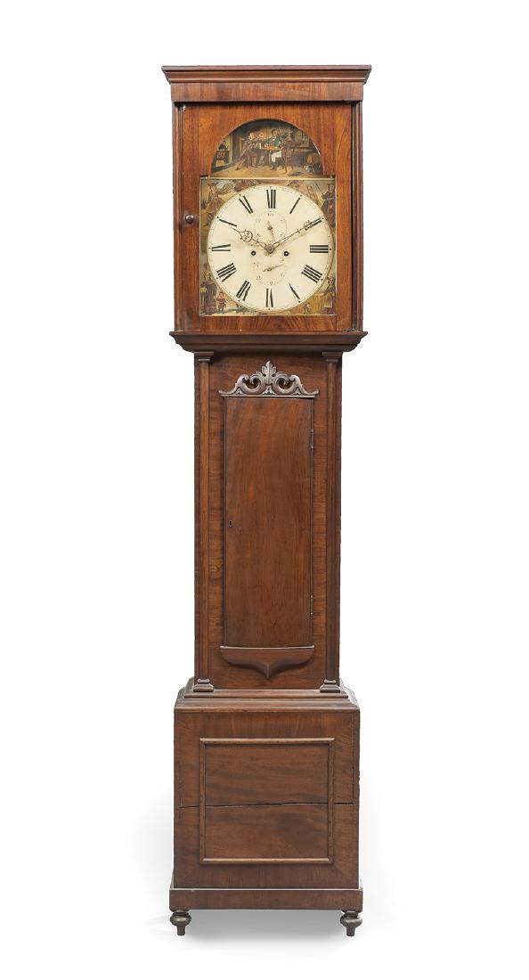 William IV Mahogany Tall Case Clock (1 of 2)