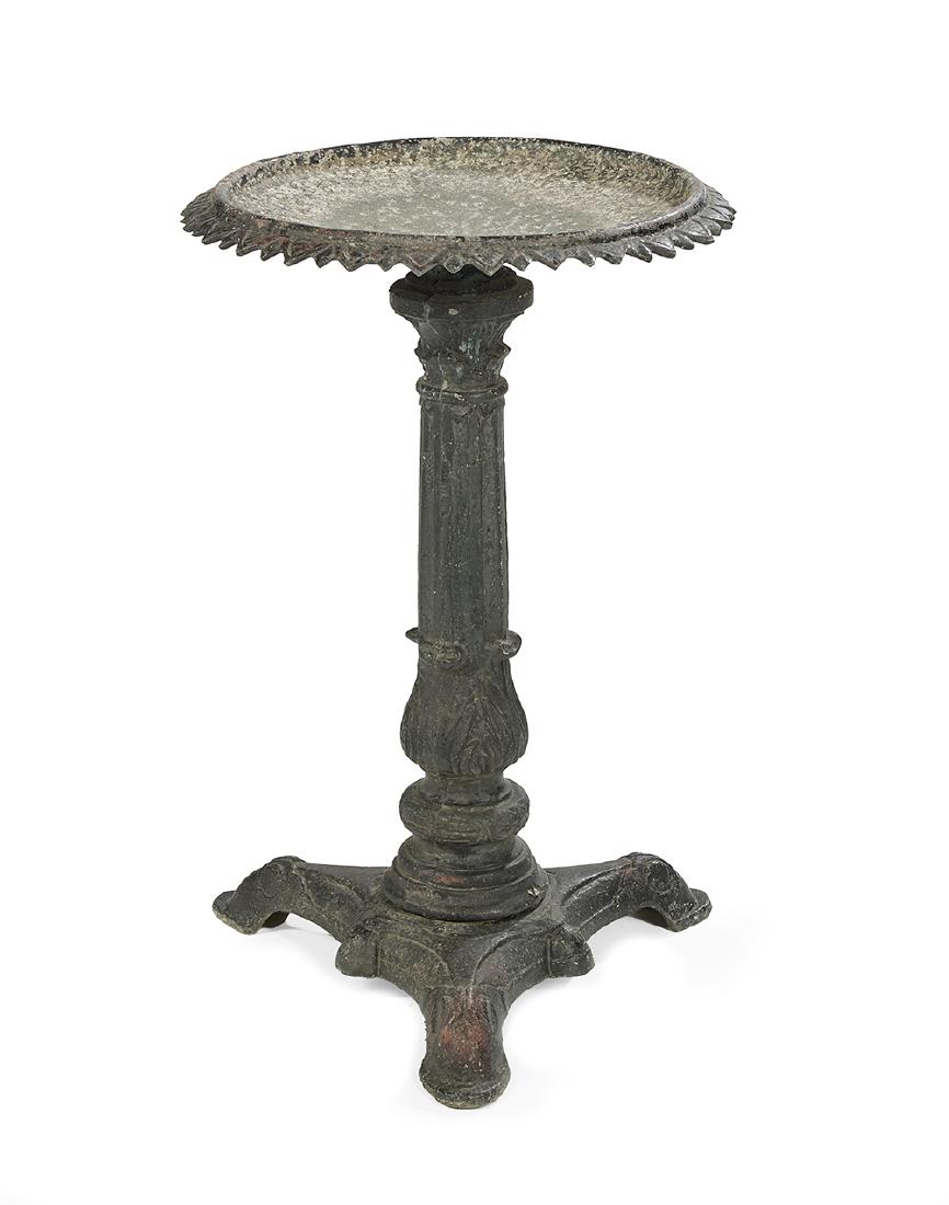 Victorian Cast Aluminum Bird Bath (1 of 2)