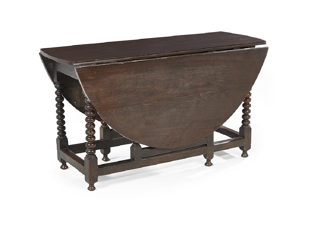 English Oak Drop-Leaf Table (1 of 2)