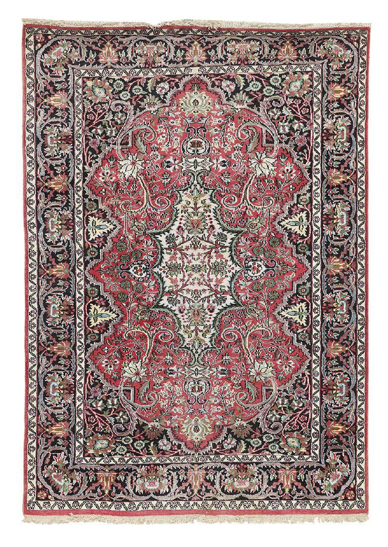 Tabriz Silk Carpet (1 of 1)