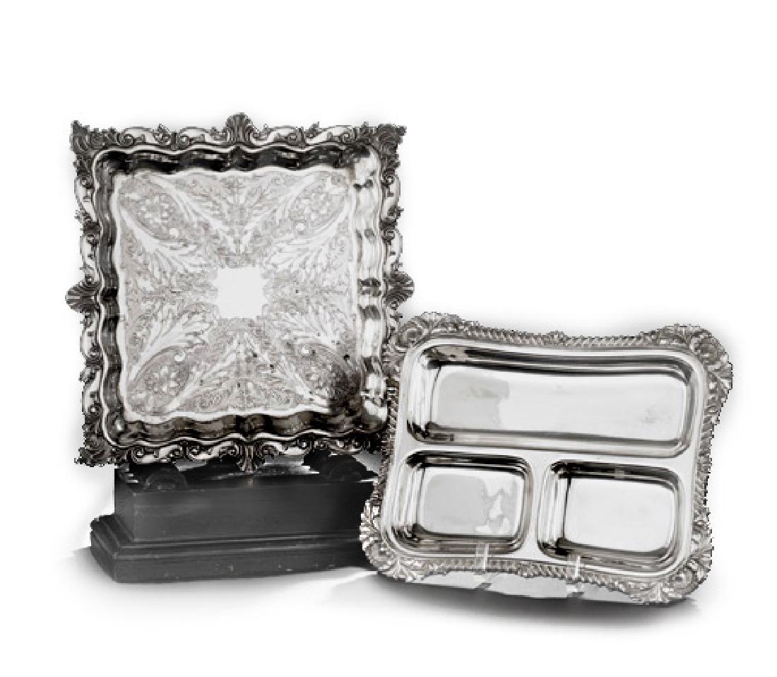 Two American Silverplate Serving Trays (1 of 1)