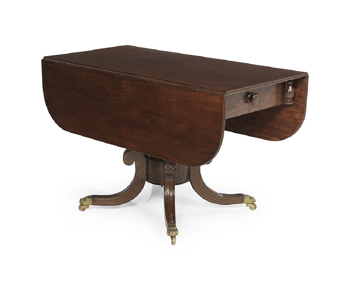 American Classical Mahogany Drop-Leaf Table (1 of 2)