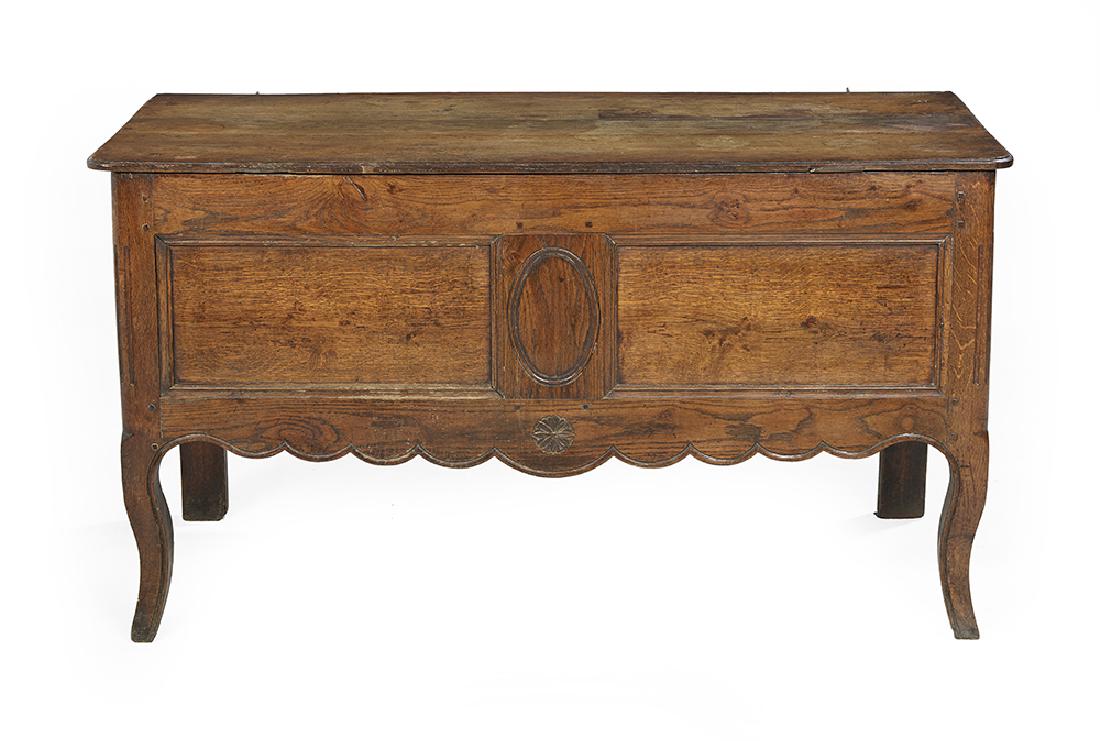 French Provincial Oak Coffer (1 of 3)
