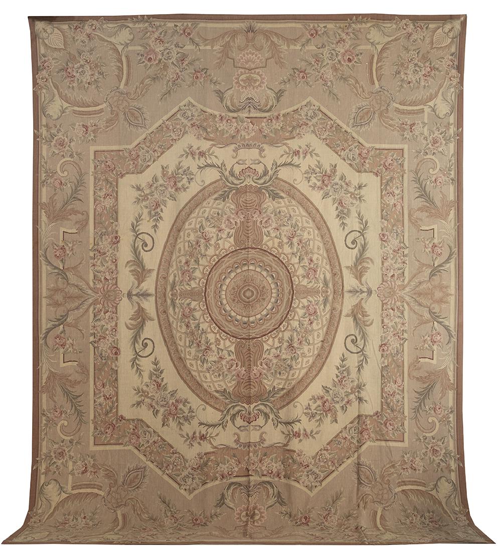 Semi-Antique French Needlepoint Carpet (1 of 1)