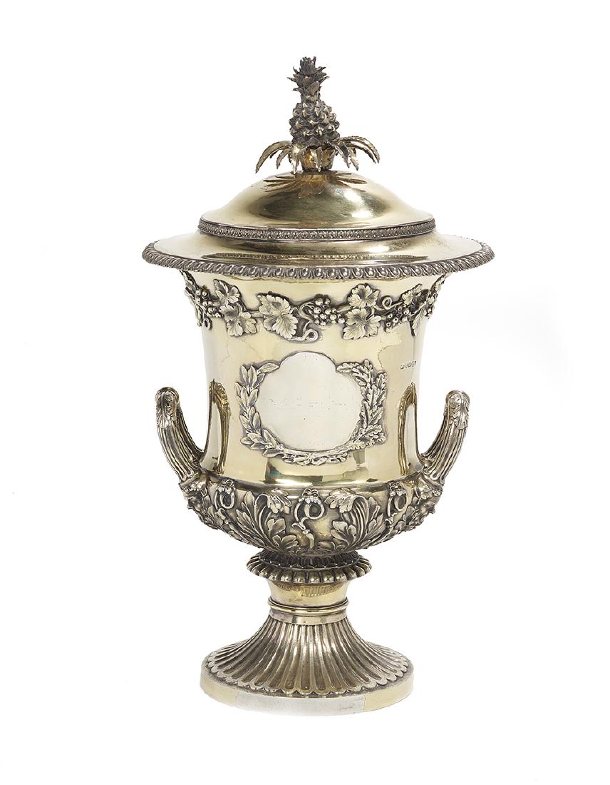 Good Regency Sterling Silver Gilt Covered Cup (1 of 2)