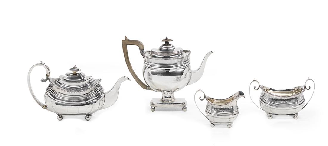 Regency Assembled Sterling Silver Tea Set (1 of 1)