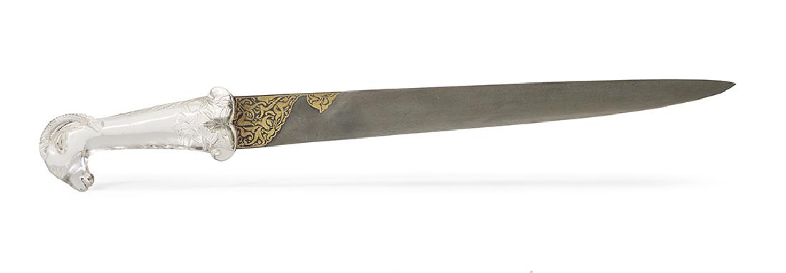 Mughal Rock Crystal and Steel Dagger (1 of 3)
