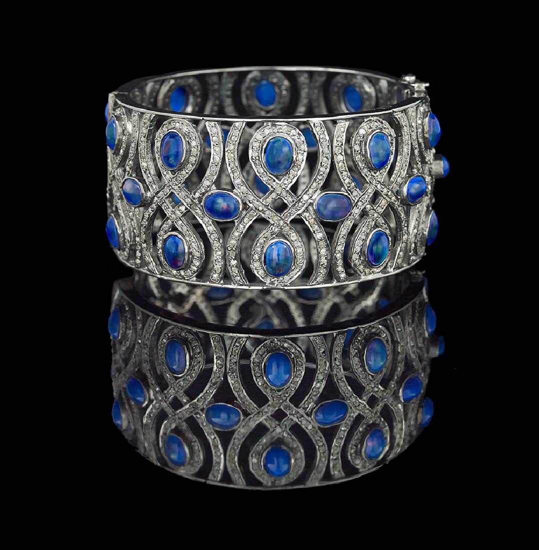 Opal and Diamond Bracelet (1 of 1)